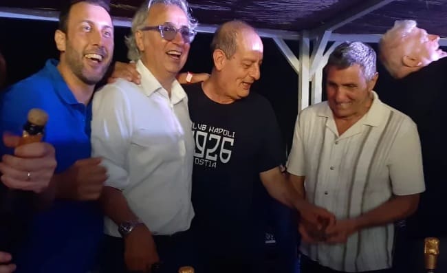 Club Napoli Ostia, una grande festa per lo Scudetto. Presenti Carnevale, Giordano e Bruscolotti