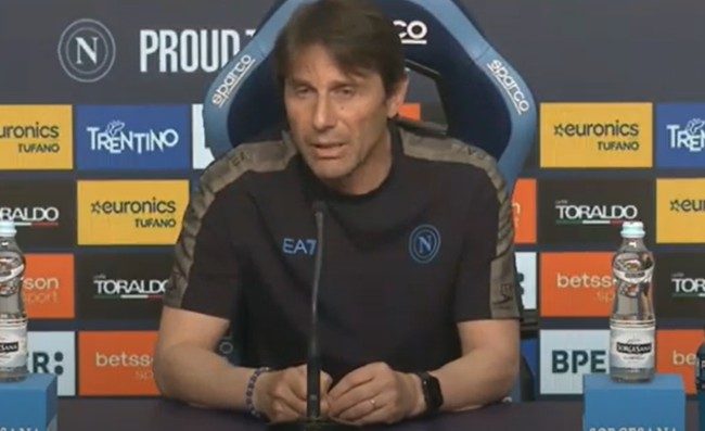 Conte: Completiamo il lavoro. I tifosi napoletani sono strepitosi. Stagione stressante, grande peso sulle spalle