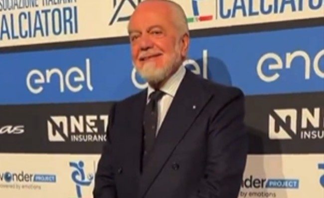 De Laurentiis: Incidenti contaminano spogliatoio. Napoli più forte dell'anno scorso. Sono affezionato a Italiano