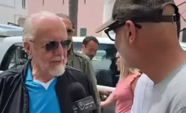 De Laurentiis, lei è come Gesù. La reazione del presidente del Napoli arrivato a Ischia
