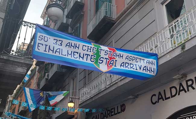 PRIMA PAGINA IL MATTINO - Batticuore. Oggi il primo match point Scudetto