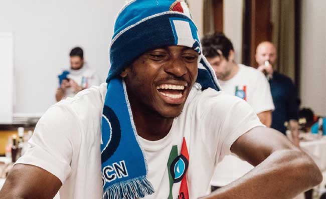 PRIMA PAGINA CORRIERE - Il ballo dei campioni. Festa tricolore con Osi e Cholito