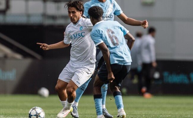 Youth League, Manchester City-Napoli: 2-0, troppo divario tra le due squadre