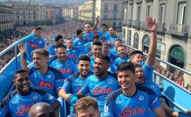 Festa Scudetto lunedì 26 maggio: due bus scoperti. Orario e piano traffico