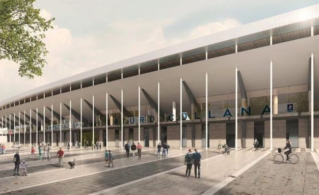 Nuovo stadio Collana: restyling da 63 milioni: 10 palestre, piscina e campo di calcio con tribuna coperta