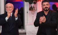 De Laurentiis: Gattuso ce la potrebbe fare: con me ha vinto una Coppa Italia