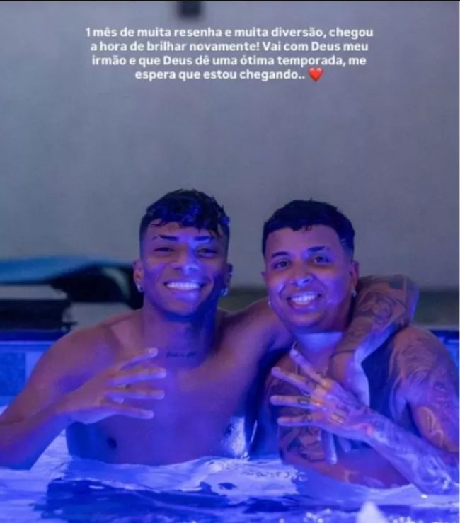 Il saluto del fratello di Alisson
