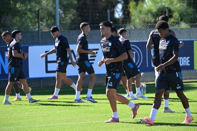 Napoli, allenamento a Castel Volturno
