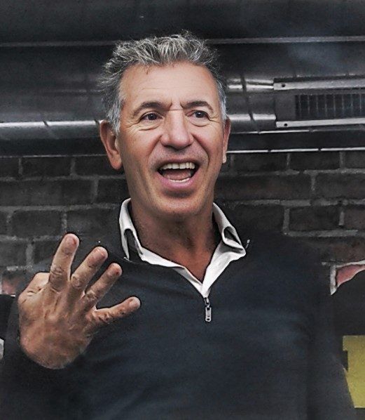 Antonio Careca alla Rotonda Diaz, ospite del Panini Tour