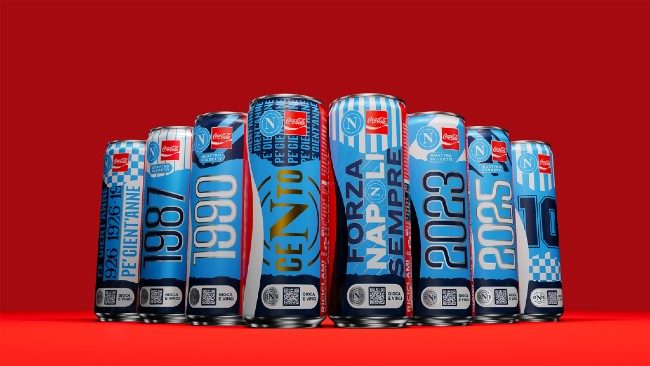 Lattine Coca-Cola SSC Napoli