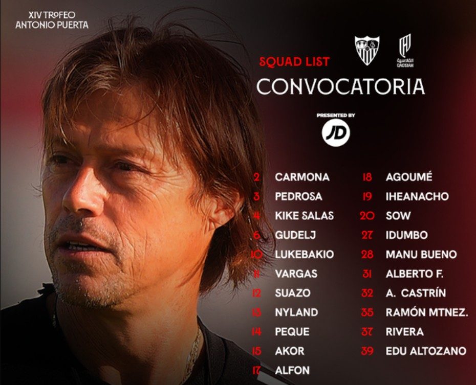 Convocati Siviglia-Al-Qadisiya