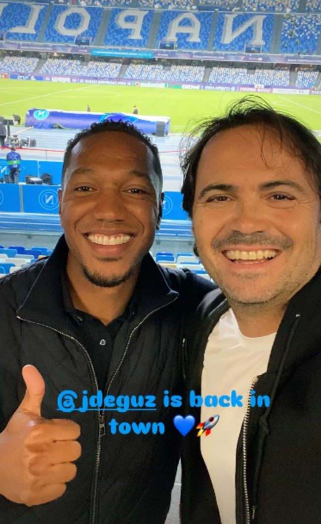 De Guzman allo stadio Maradona