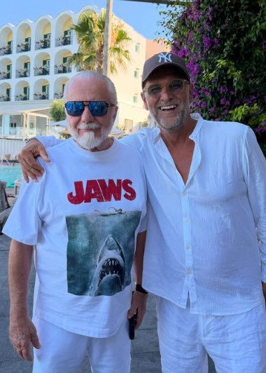 De Laurentiis in vacanza ad Ischia