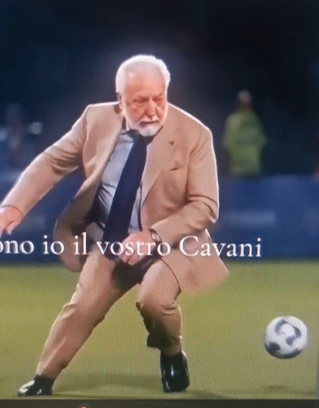 De Laurentiis come Cavani con l'IA