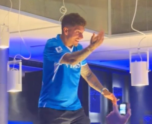 Giovanni Di Lorenzo balla per lo Scudetto