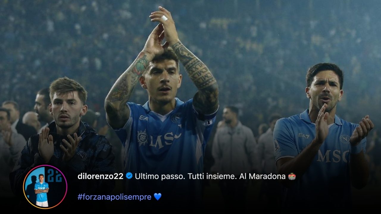 Messaggio di Giovanni Di Lorenzo ai tifosi