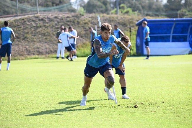 La grinta di Di Lorenzo in allenamento
