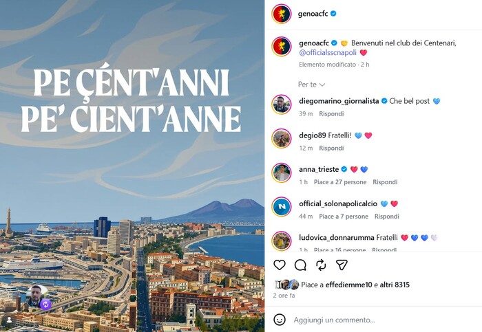 immagine Genoa centenario