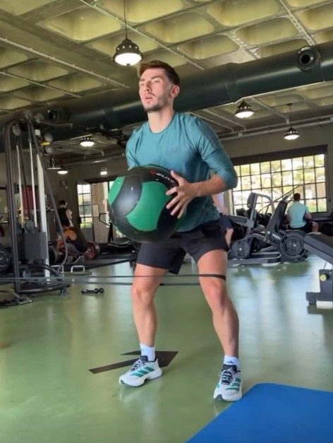 Billy Gilmour si allena prima di Dimaro