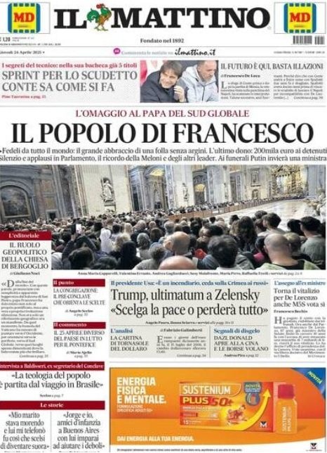 Il Mattino 24 aprile 2025