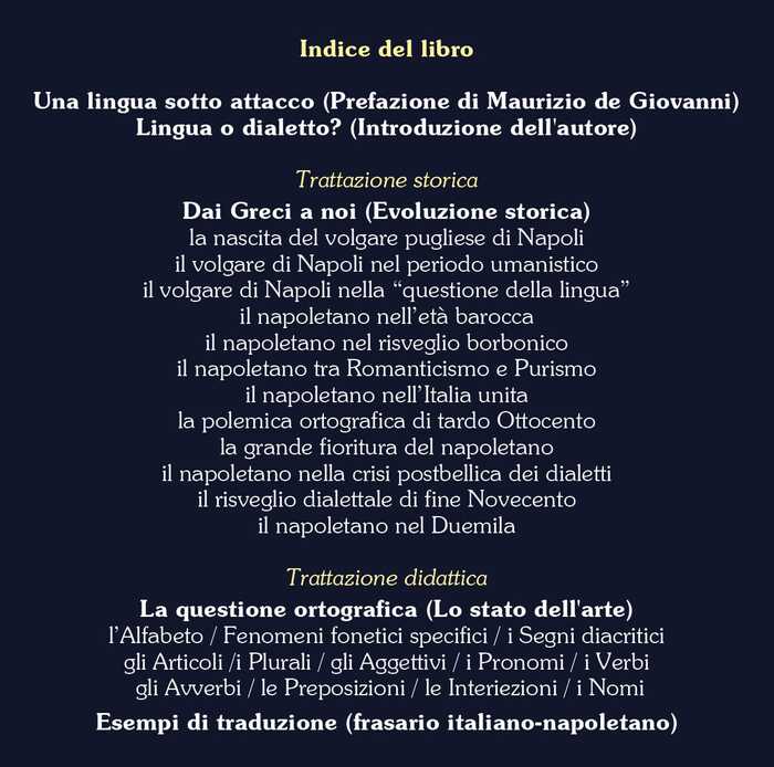 indice libro Forgione