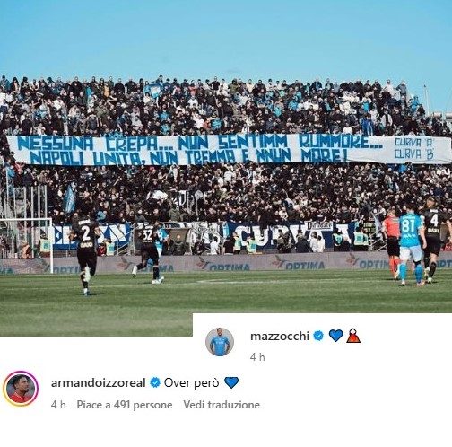 striscione a Venezia, Izzo risponde a Mazzocchi