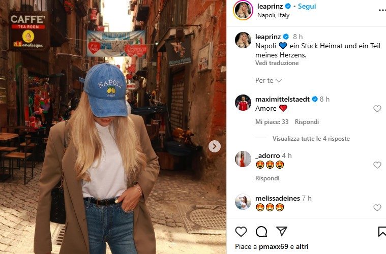 Lea Prinz a Napoli