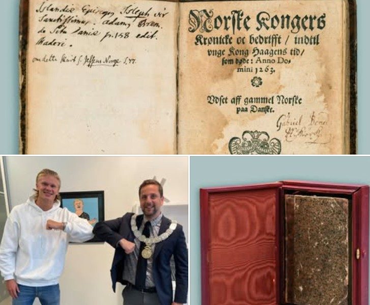 libro comprato da Haaland e donato ai norvegesi