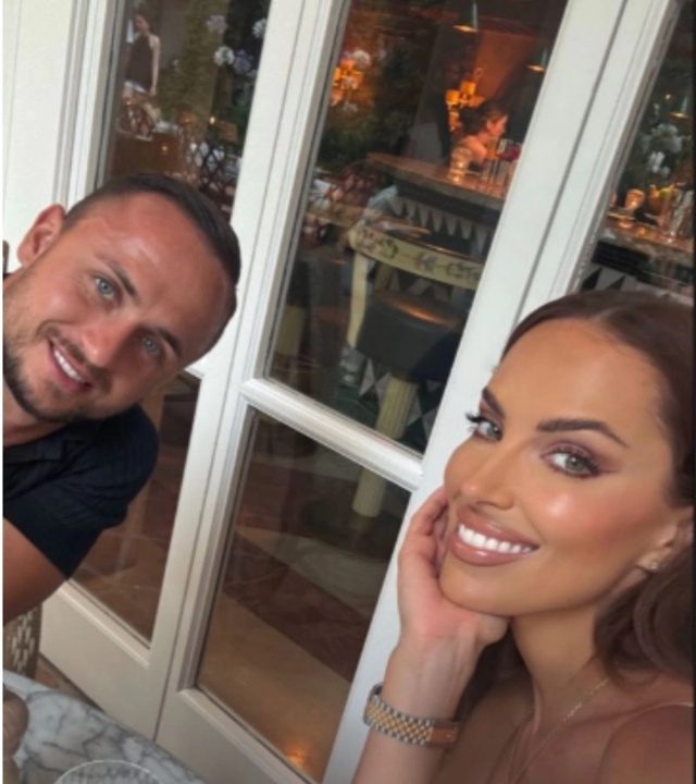 Lobotka e Simona a tavola in Spagna