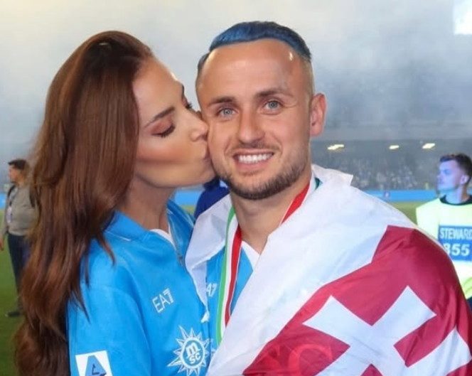 Fidanzata Lobotka festeggia lo Scudetto