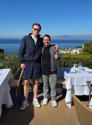 McTominay e la fidanzata a Capri