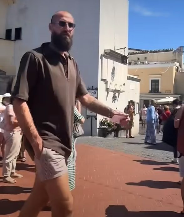 Milinkovic-Savic in vacanza a Capri