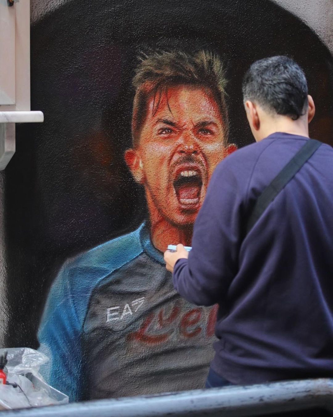 Simeone murale Quartieri Spagnoli
