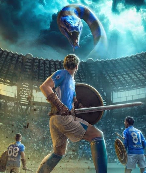 Guerrieri del Napoli contro il serpente dell'Inter