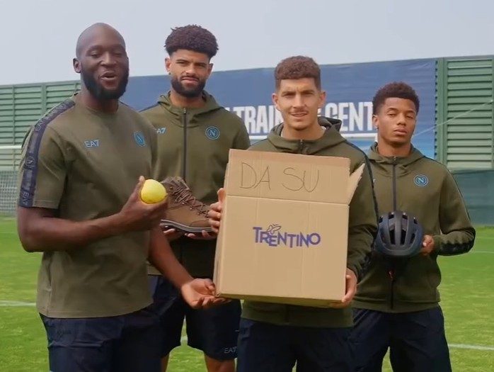 Lukaku, Di Lorenzo, Billing e Neres nel video sul ritiro di Dimaro