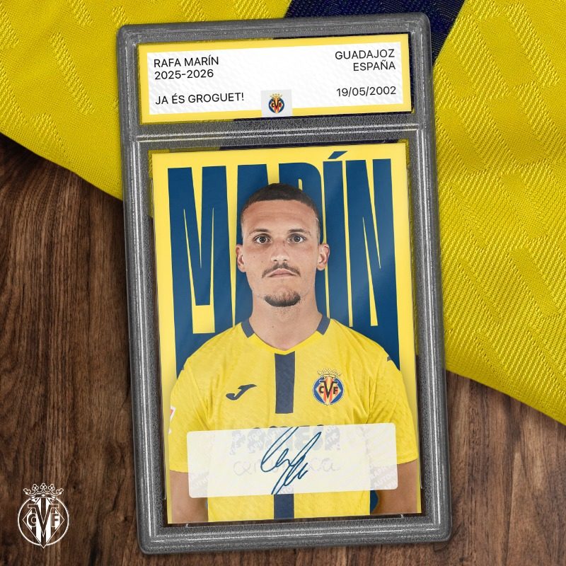 Rafa Marin nuovo giocatore del Villarreal