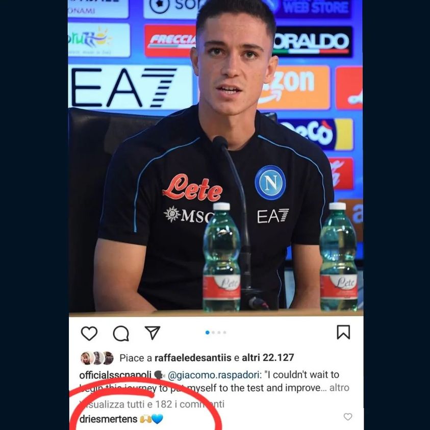 Mertens like a Raspadori