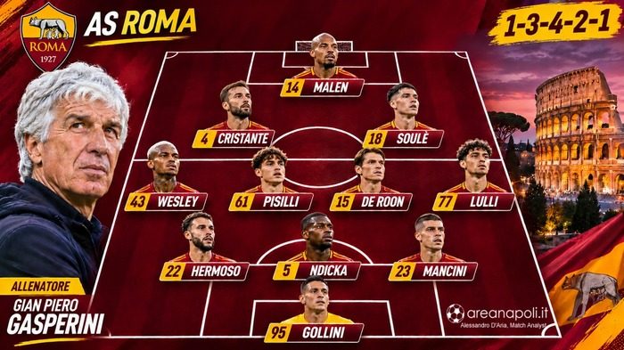 roma formazione napoli