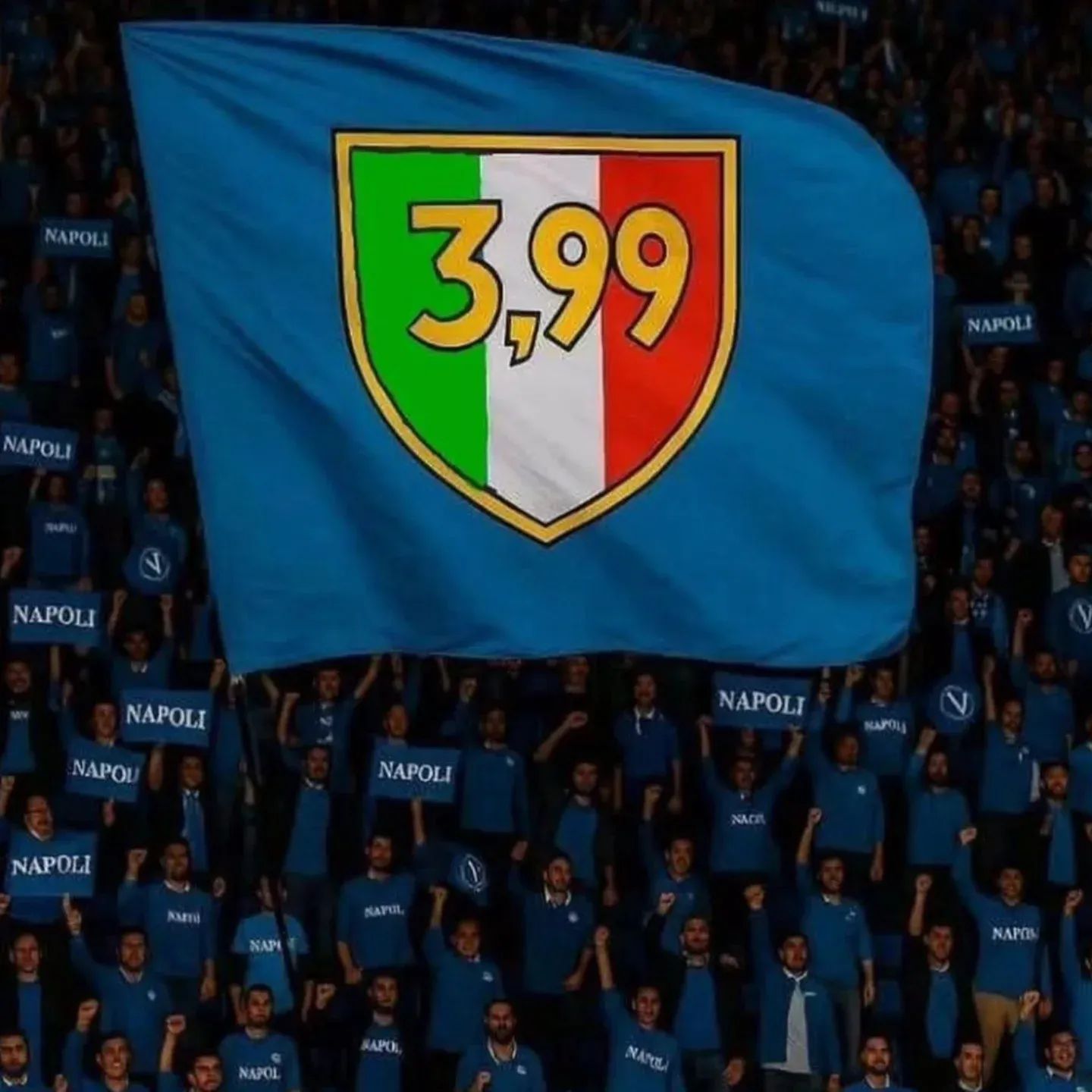 Bandiera Scudetto 3,99