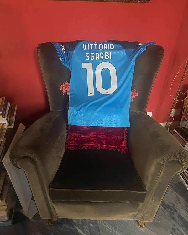 maglia Napoli Vittorio Sgarbi