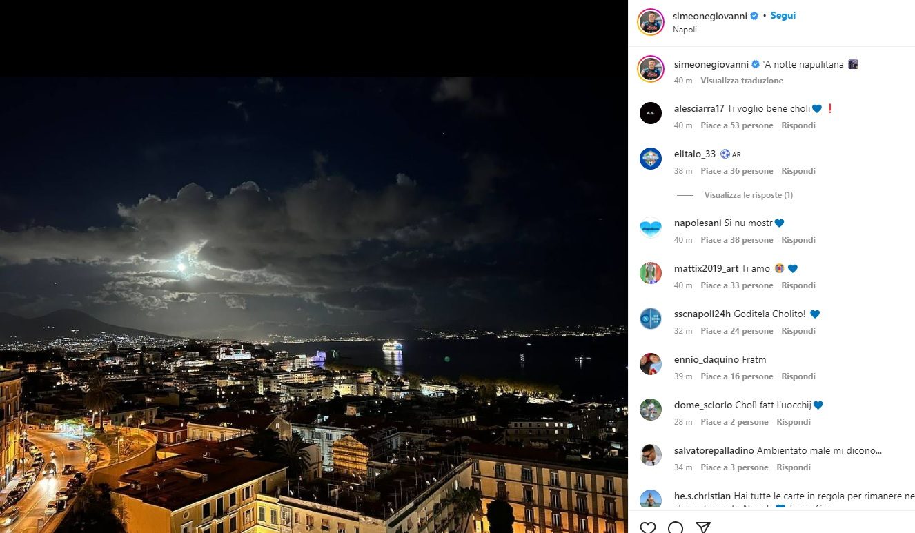 Simeone panorama Napoli