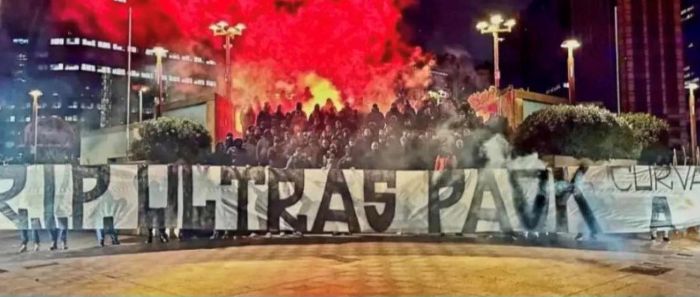 Paok ultras Napoli