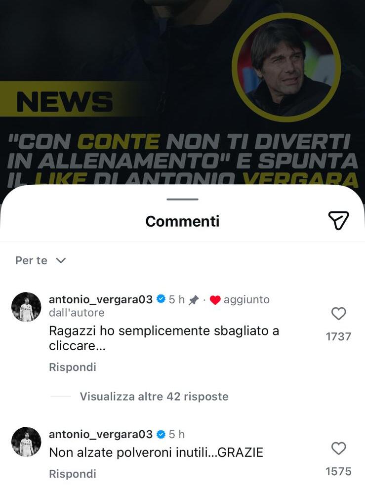 vergara post conte
