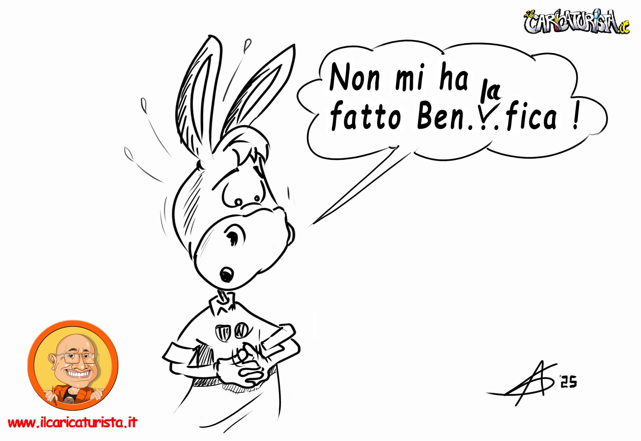 vignetta Benfica-Napoli