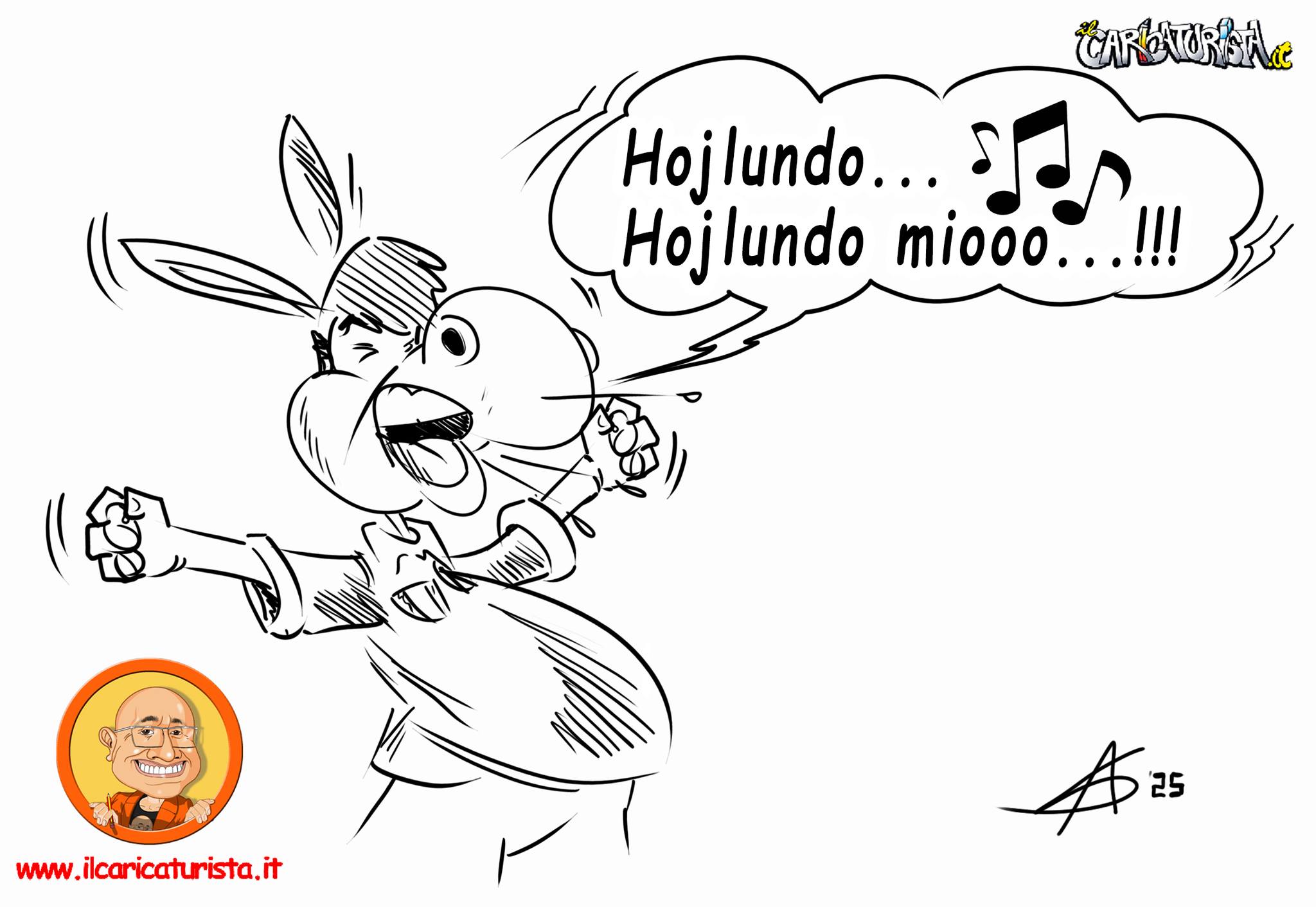 Napoli-Juventus, la vignetta di Angelo Sasso