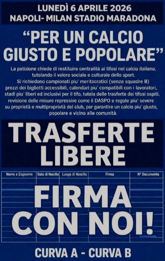 volantino curva A e B