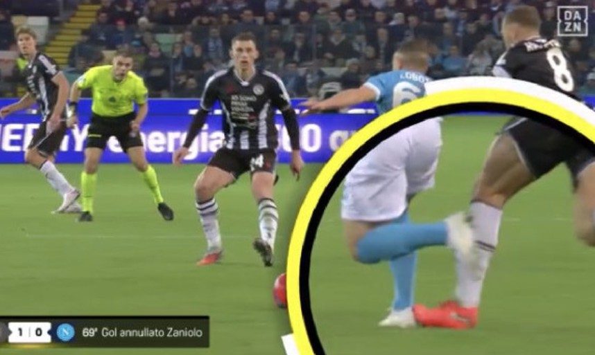 Zaniolo, gol annullato