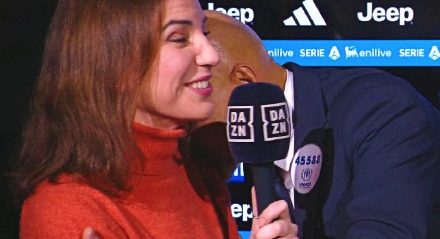 Spalletti bacia Federica Zille