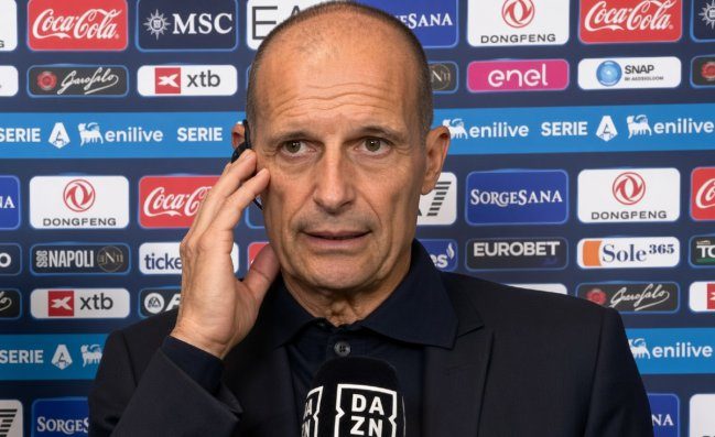 Allegri: Forse non devo andare pi&ugrave; in panchina, espulsione ingiusta! Buona prestazione, meritavamo la vittoria