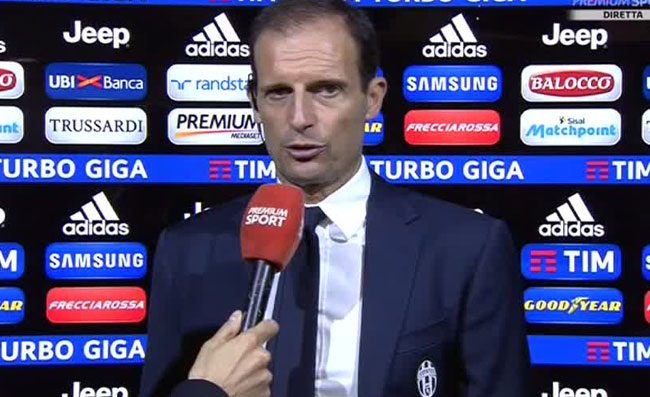 Allegri: Avremo una settimana di vacanza in pi! Complimenti al Napoli. Il mio futuro...